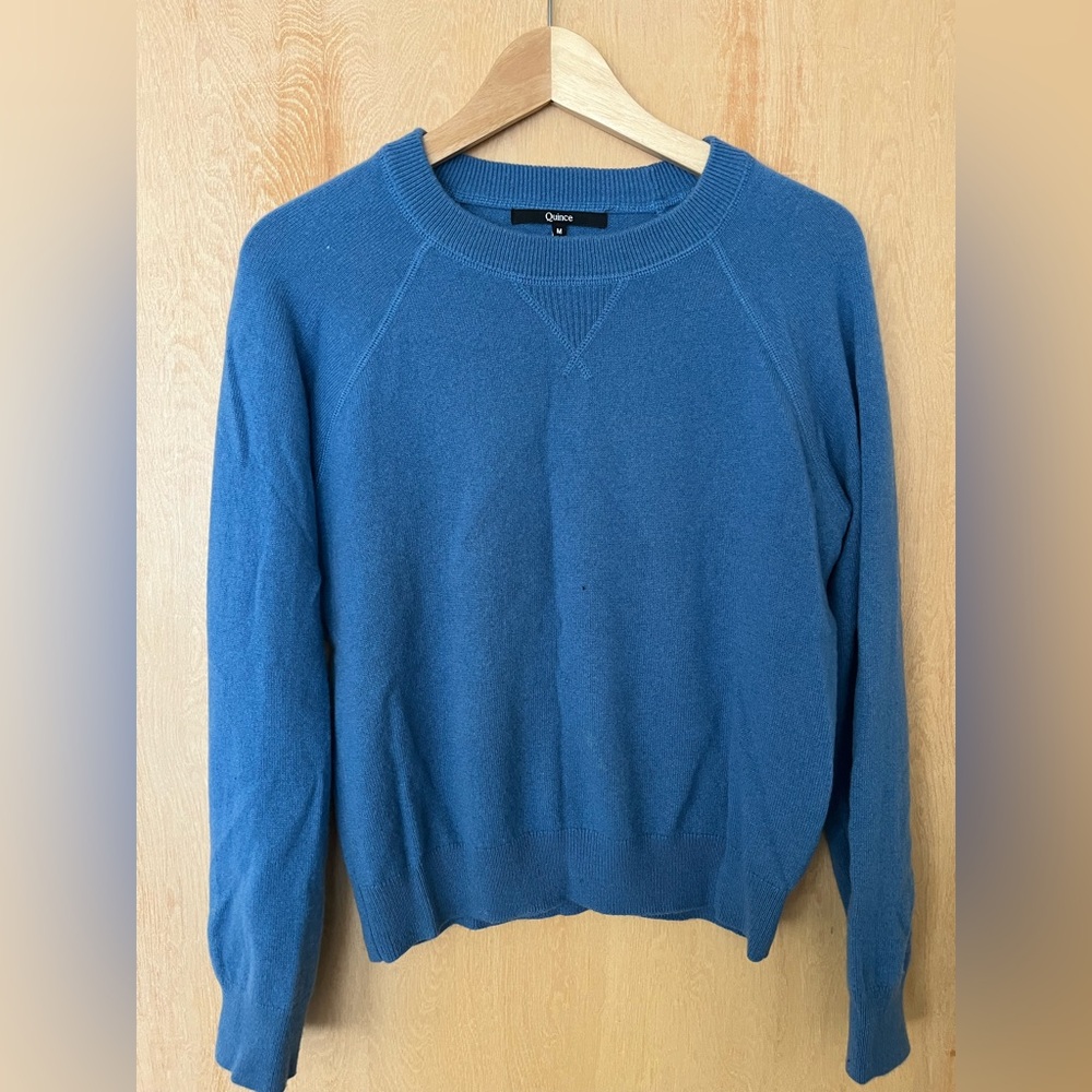 Quince Mongolian Shrunken Cashmere Sweatshirt